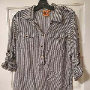 TORY BURCH Striped Cotton Top